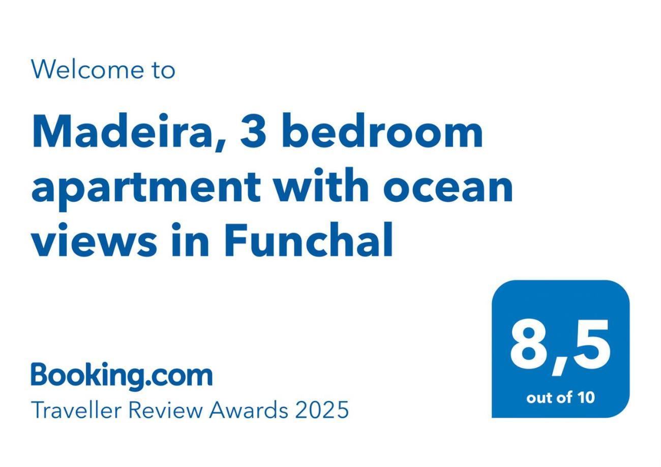 Madeira, 3 Bedroom Apartment With Ocean Views In Funchal Exteriör bild